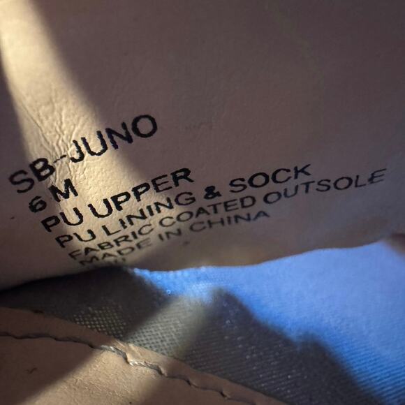 Blue by Betsey Johnson Juno Womens Sz 6 M Rhinestone Beaded Silver Heels Sandals - Picture 8 of 11